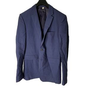 Burberry blazer wool blend made in Italy blue men's size 50